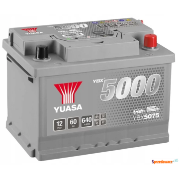Akumulator 60Ah 640A Yuasa YBX5075 - Akumulatory - Łódź - zdjęcie 1