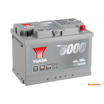 Akumulator 80Ah 740A Yuasa YBX5096 - Akumulatory - Łódź - zdjęcie 1
