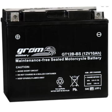 Akumulator 12V 10Ah 180A YT12B-BS motocyklowy... - Układ elektryczny - Piekary Śląskie - zdjęcie 1