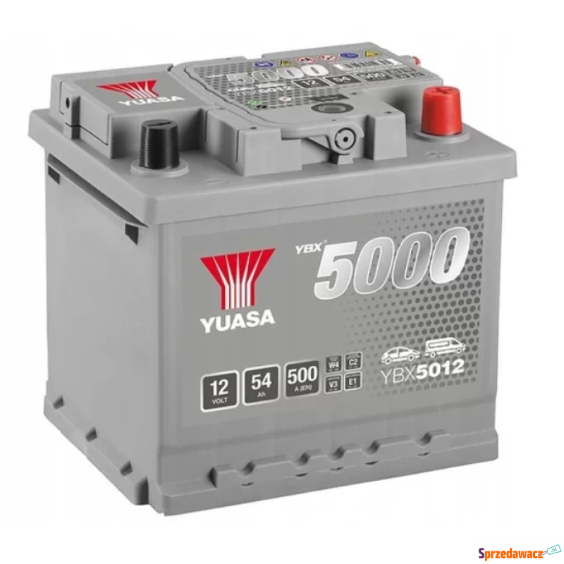 Akumulator 54Ah 500A Yuasa YBX5012 - Akumulatory - Łódź