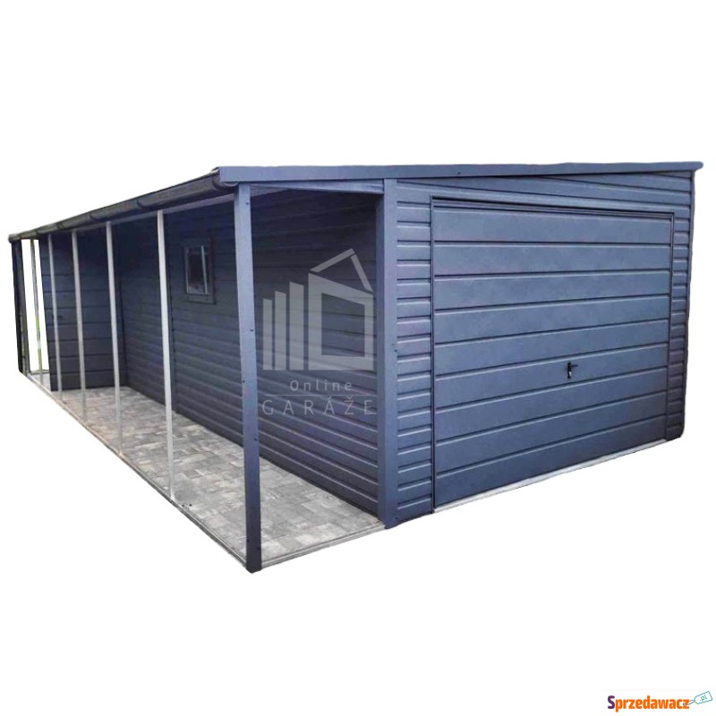 Garaż Blaszany 3,5m x 7m spad w...