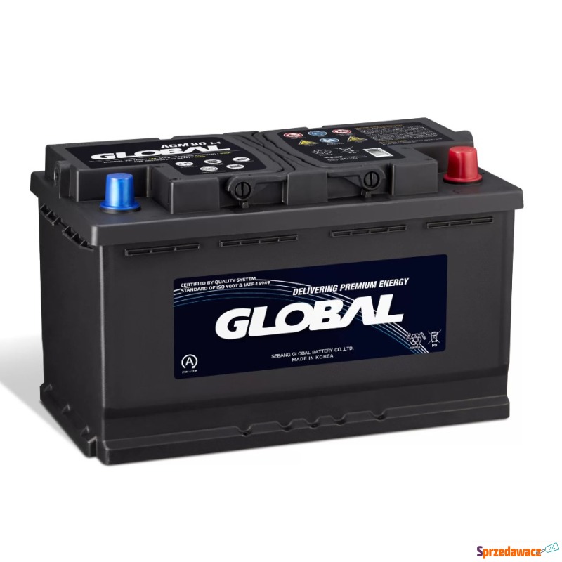 Akumulator 80Ah 800A Global AGM...