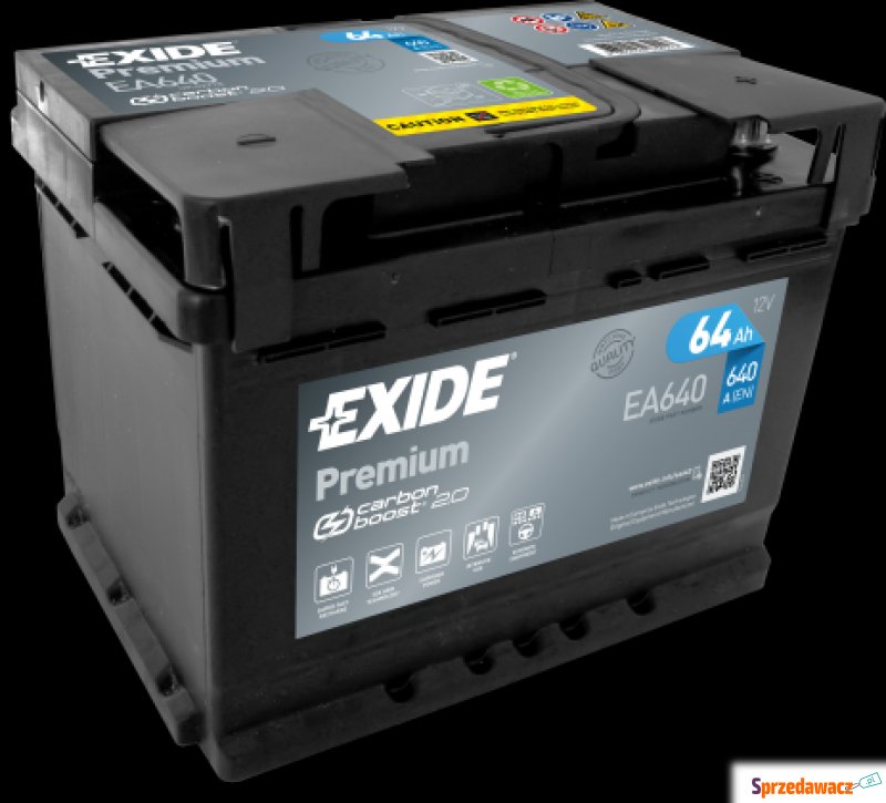 Akumulator Exide Premium 64Ah 640A...