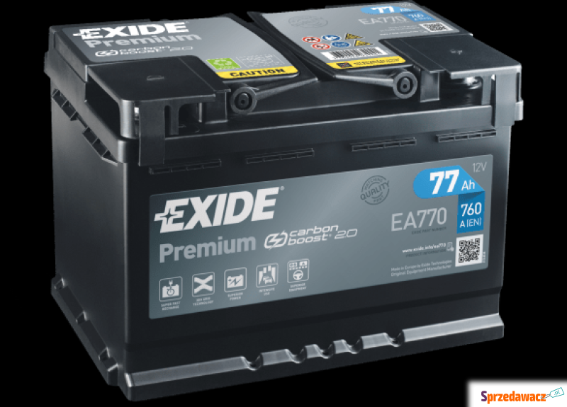 Akumulator Exide Premium 77Ah 760A...