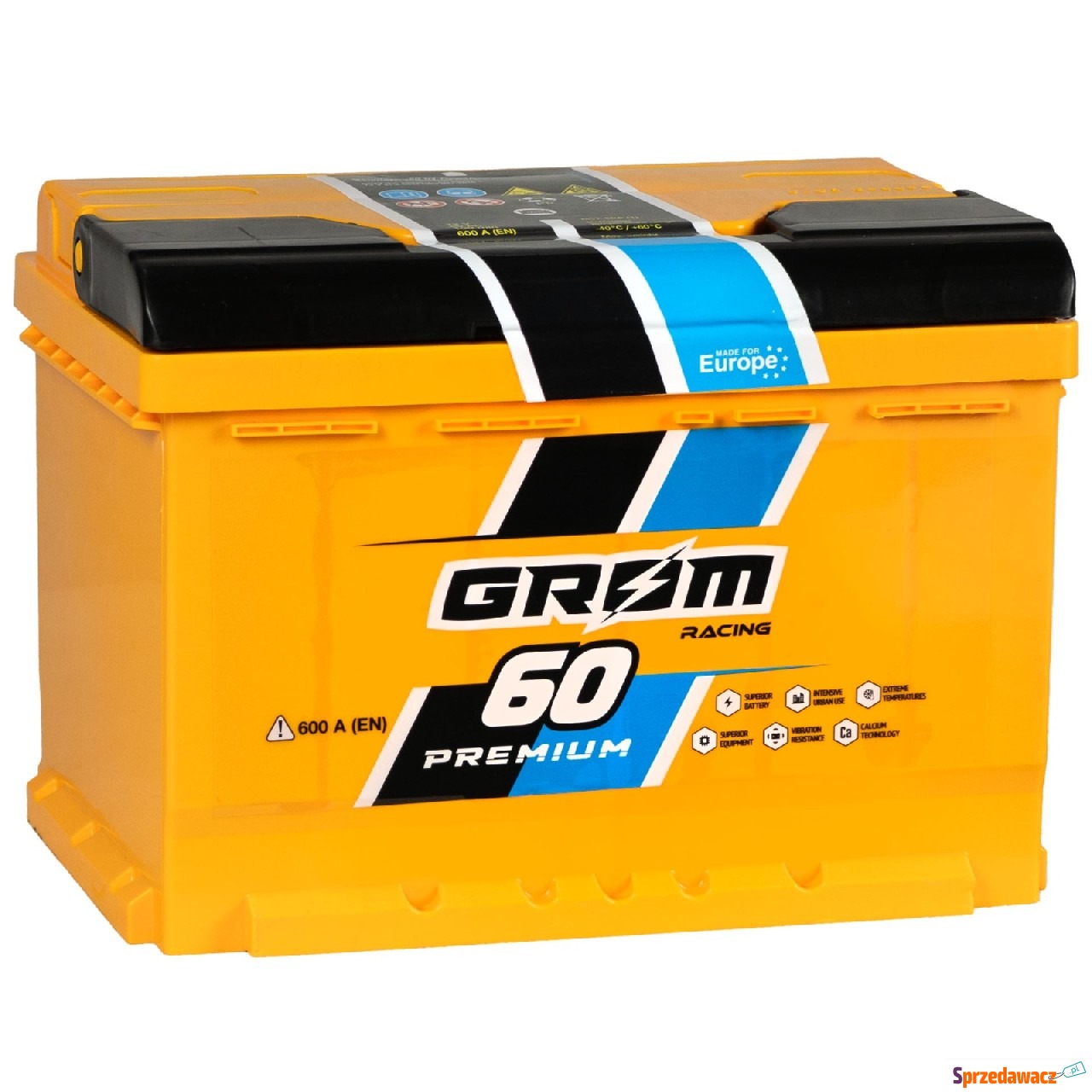 Akumulator 60Ah 600A Grom Racing