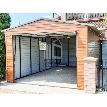 Garaż Blaszany 3,5m x 6m dwuspad Brama uchylna... - Garaże i wiaty - Tarnów - zdjęcie 2