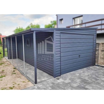 Garaż Blaszany 3,5m x 7m spad w bok Brama wiata... - Garaże i wiaty - Gdynia - zdjęcie 3