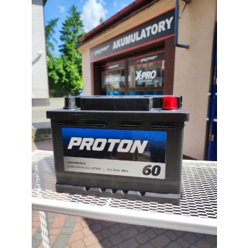 Akumulator 12V 60Ah 480A Proton - Akumulatory - Piekary Śląskie - zdjęcie 1