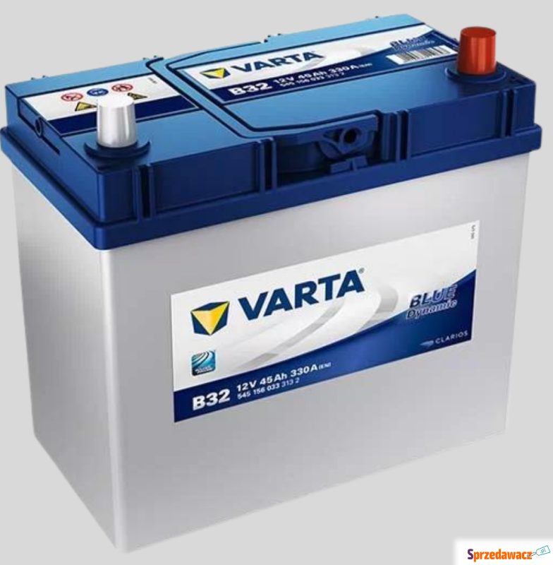 Akumulator 45Ah 330A Varta Blue Dynamic B32 P+... - Akumulatory - Gorzów Wielkopolski