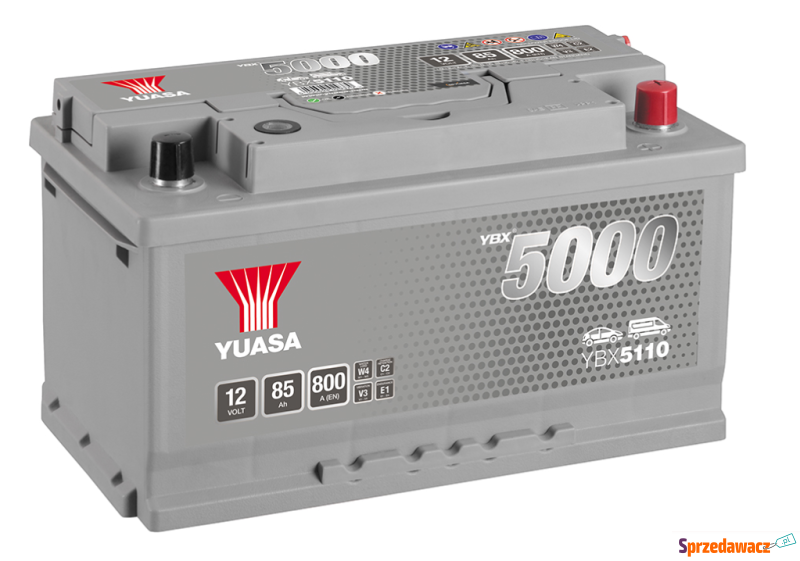Akumulator 85Ah 800A Yuasa - Akumulatory - Zawiercie