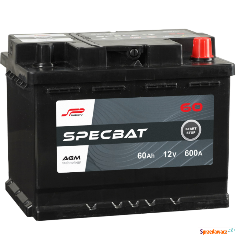 Akumulator 60Ah 600A SPECBAT agm...