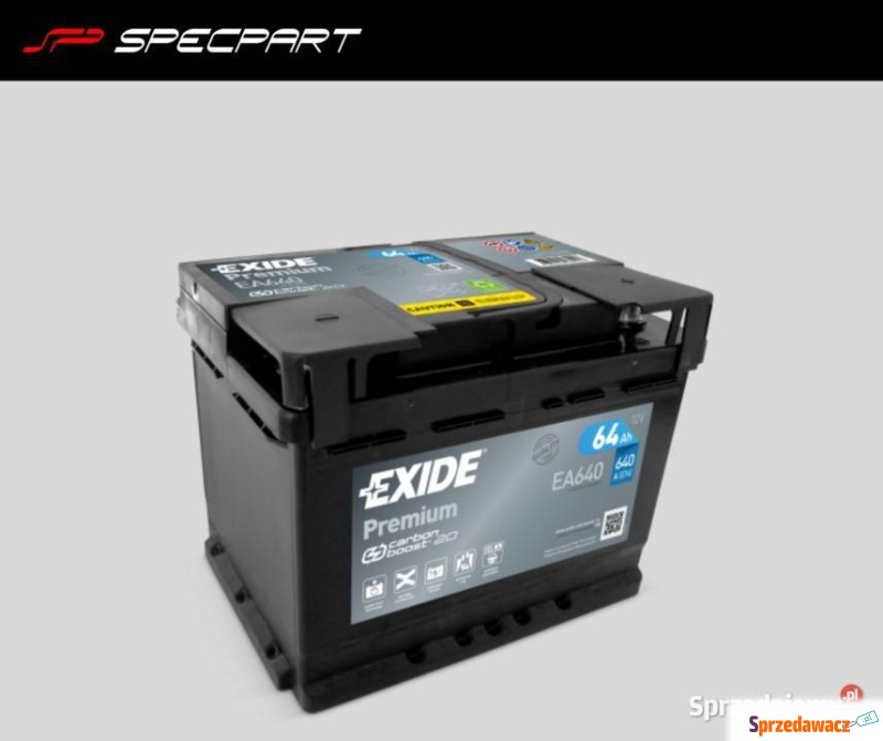 Akumulator  64Ah 640A Exide Premium