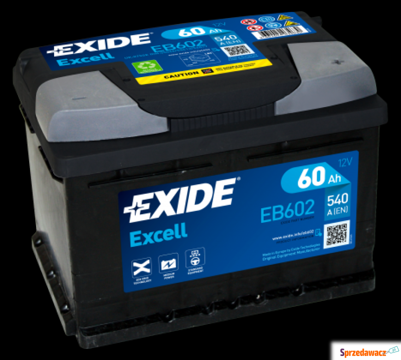 Akumulator Exide Excell 60Ah 540A...