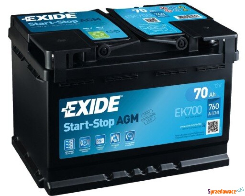 Akumulator Exide AGM start$stop...