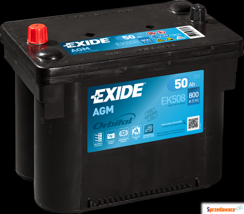 Akumulator Exide Orbital AGM s...