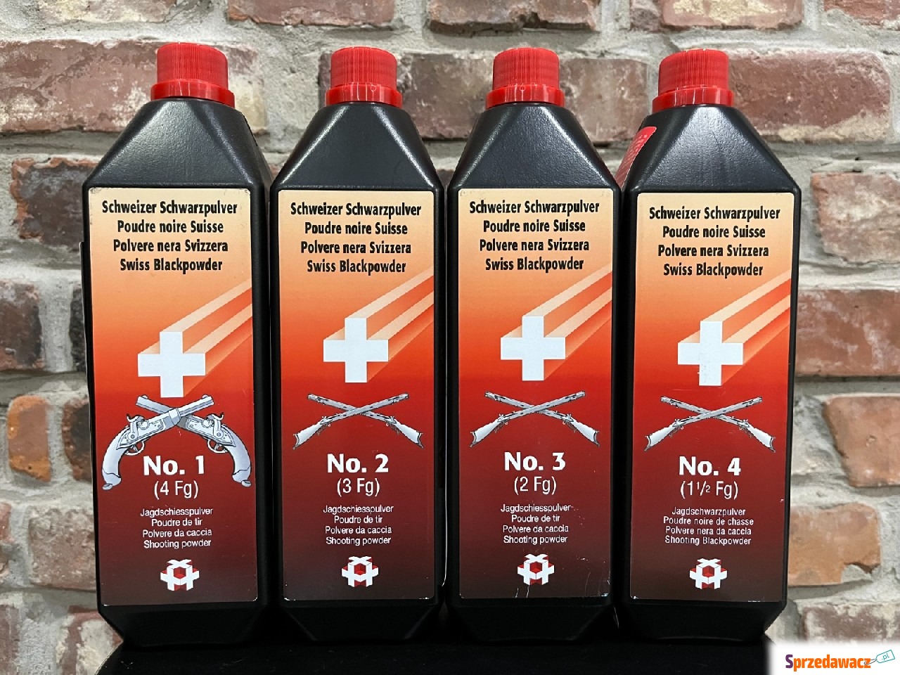 Proch czarny Swiss nr 1, 2, 3 lub...