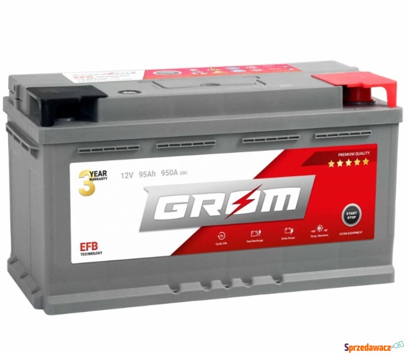 Akumulator 95Ah 950A GROM efb...