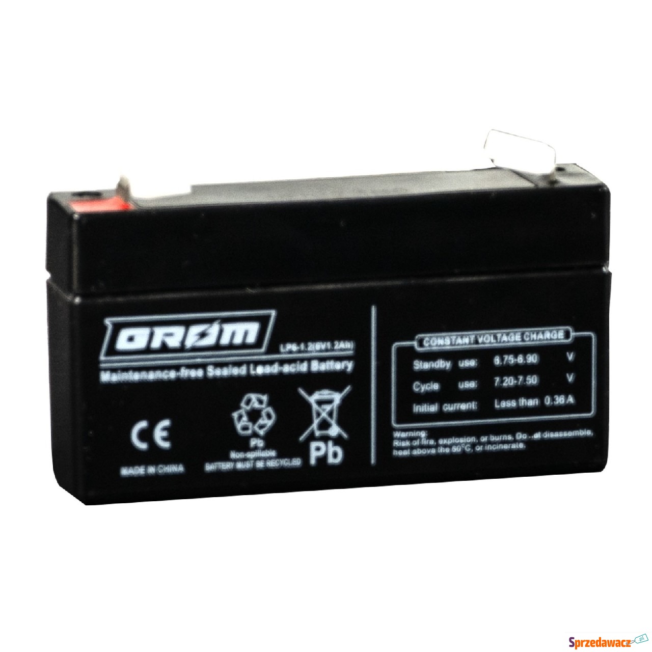 Akumulator 6V 1.2Ah grom