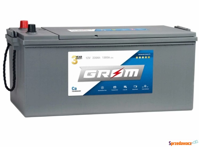 Akumulator 230Ah 1300A GROM Premium...