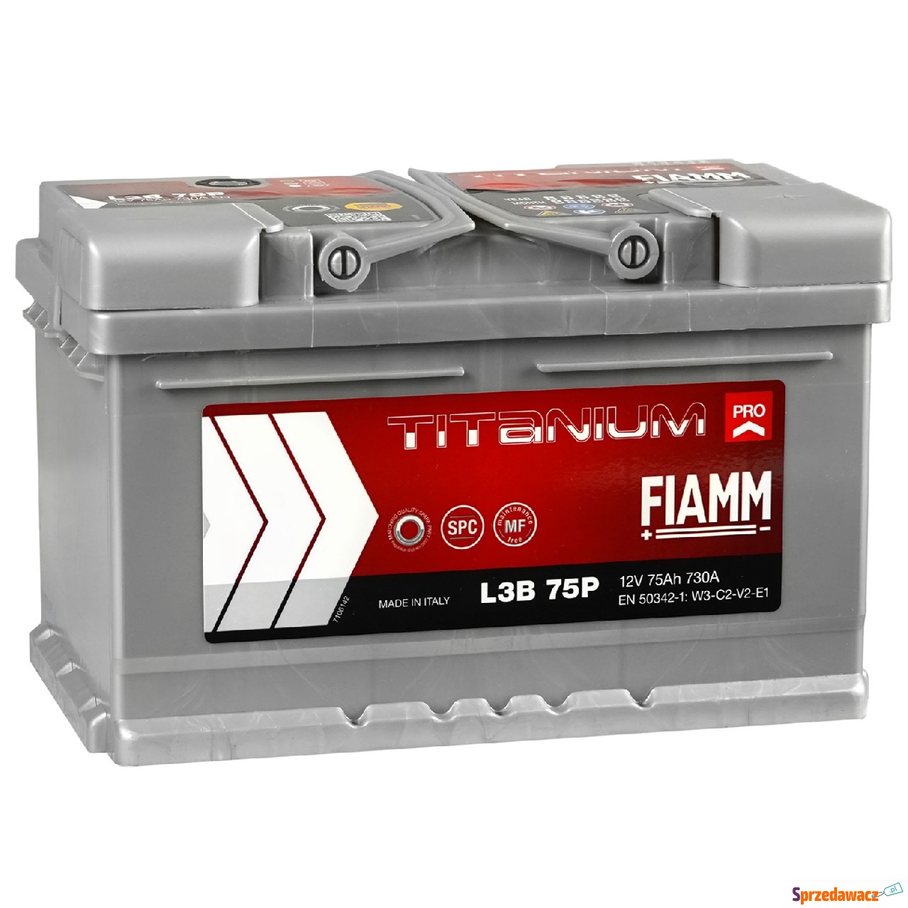 Akumulator 75Ah Fiamm 12V 730A