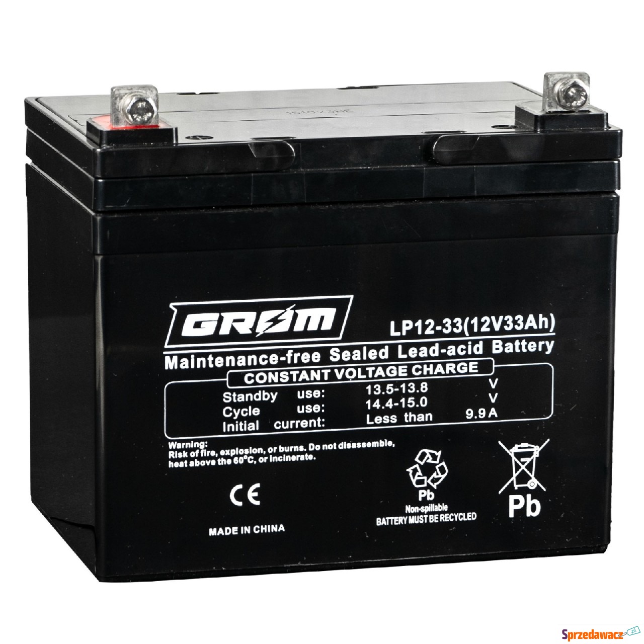 Akumulator 12v 33Ah grom
