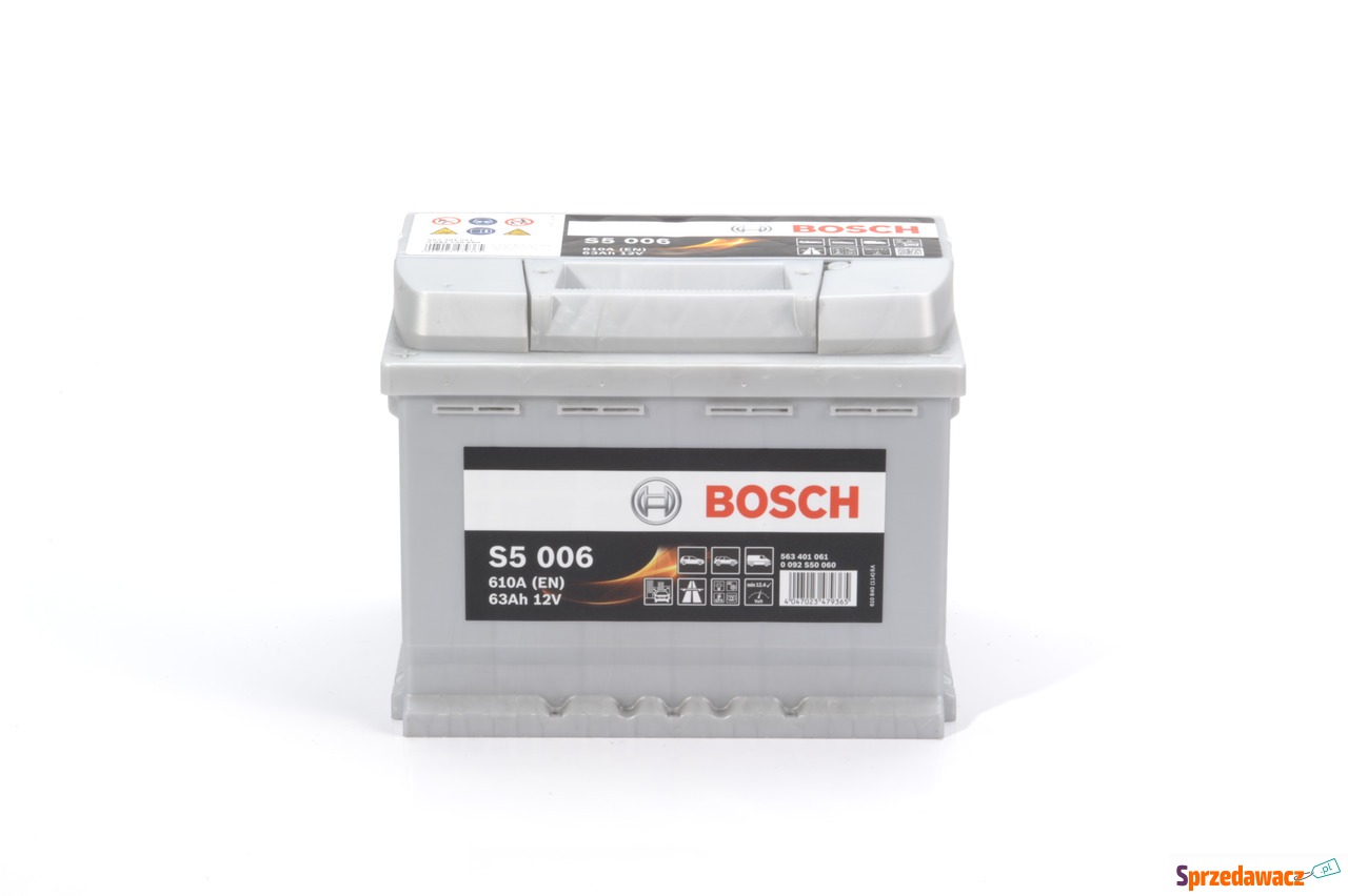 Akumulator Bosch 63Ah 610A EN S5005...