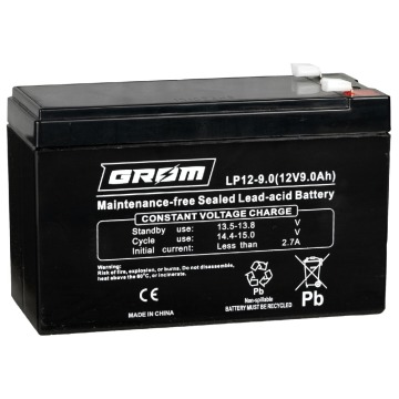 Akumulator 12v 9Ah grom