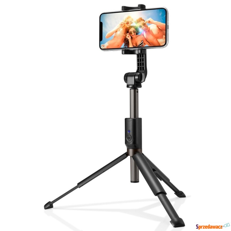 Spigen Wireless Selfie Stick Tripod S540W czarny - Lampy błyskowe, statywy - Rzeszów