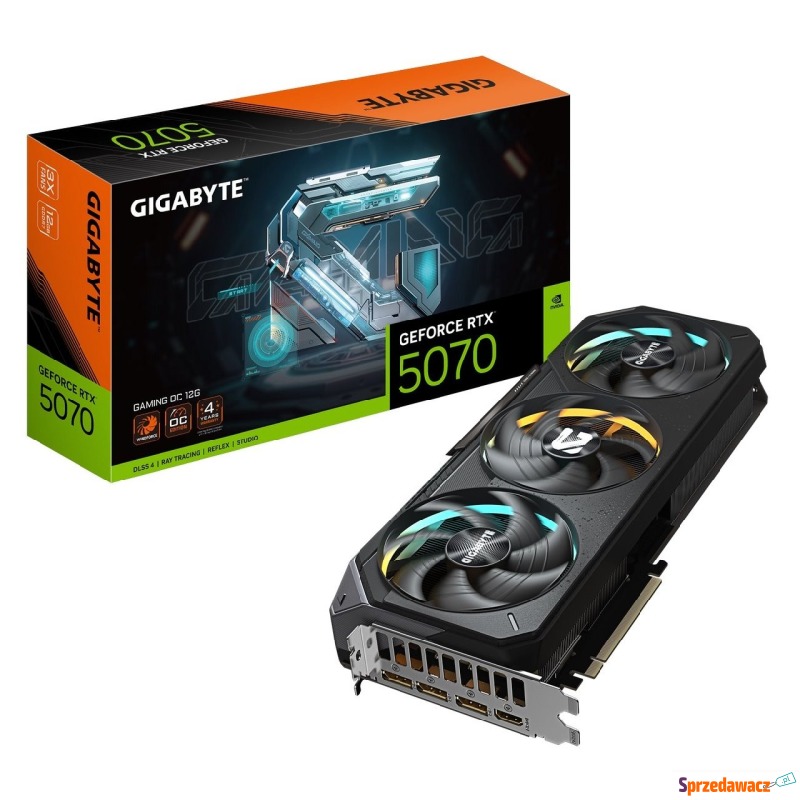 Gigabyte GeForce RTX 5070 GAMING OC 12GB DLSS... - Karty graficzne - Częstochowa