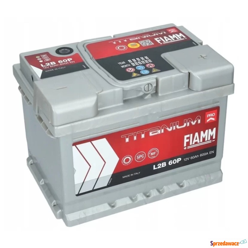 Akumulator 60Ah Fiamm 12V 600A - Akumulatory - Włocławek