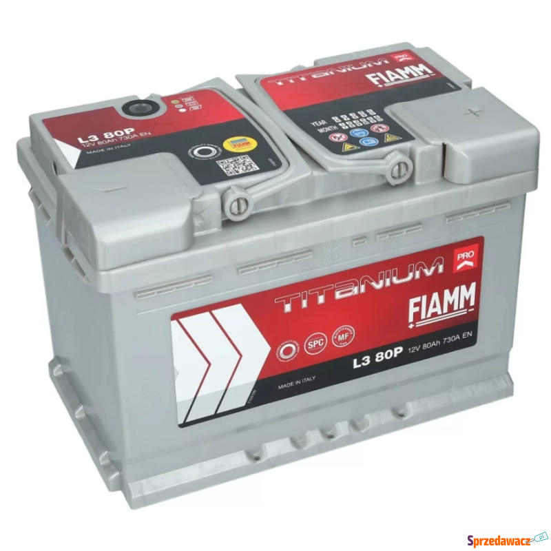 Akumulator 80Ah Fiamm 12V 730A - Akumulatory - Włocławek