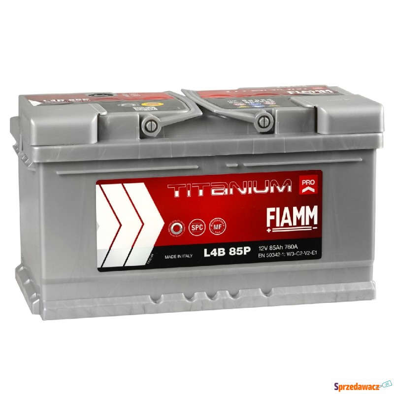 Akumulator 12V 85Ah 760A Fiamm Titanium Pro  Prawy... - Akumulatory - Lubin
