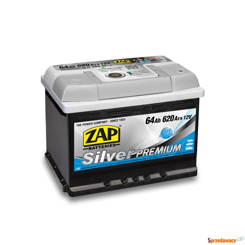 Akumulator 64Ah Zap Silver Premium 620A - Akumulatory - Włocławek