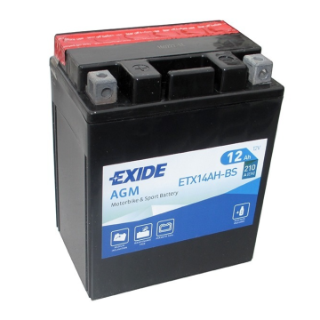Akumulator motocyklowy Exide ETX14AH-bs YTX14AH-bs... - Układ elektryczny - Gniezno - zdjęcie 1