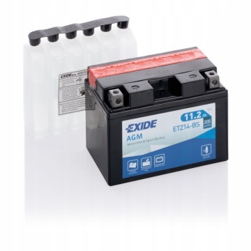 Akumulator motocyklowy Exide ETZ14-BS YTZ14-BS... - Układ elektryczny - Gniezno - zdjęcie 1