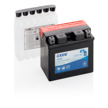 Akumulator motocyklowy Exide ETZ7-bs YTZ7-BS 12v... - Układ elektryczny - Gniezno - zdjęcie 1
