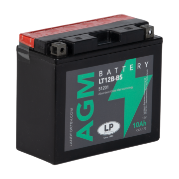 Akumulator motocyklowy Landport LT12B-BS 12V 10Ah... - Układ elektryczny - Gniezno - zdjęcie 1