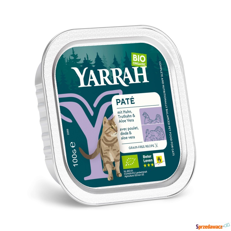 Yarrah BIO Paté, 16 x 100 g - Biokurczak i bi... - Karmy dla kotów - Skierniewice
