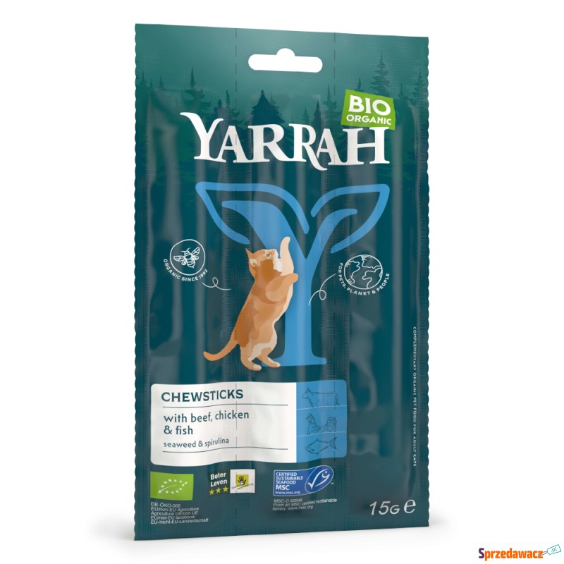 Yarrah Bio Chew Sticks, pałeczki do żucia dla... - Przysmaki dla kotów - Jaworzno