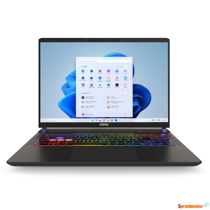 MSI Vector 16 HX AI A2XWHG-256PL - Ultra 7 255HX... - Laptopy - Gdynia