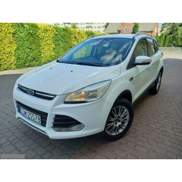 Ford Kuga - 1.6Benz 150KM Titanium Navi Pół-Skóry Grz.Fotele Park.Assist Zarejestr
