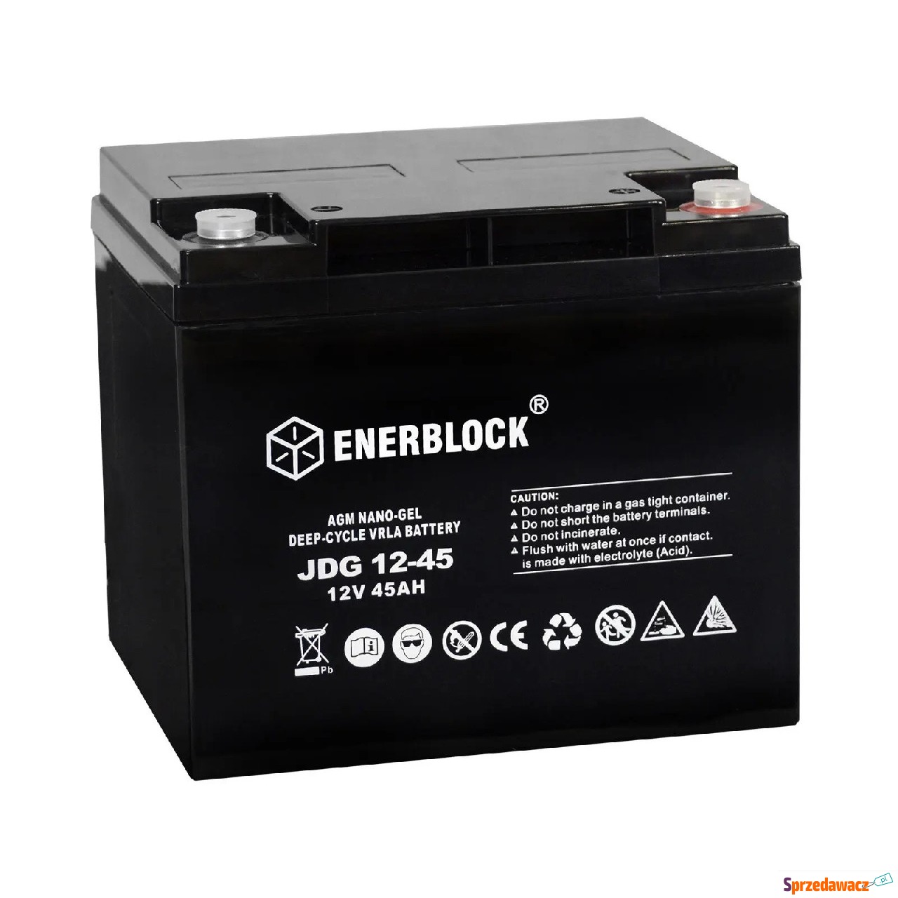 Akumulator 12V 45Ah Enerblock...