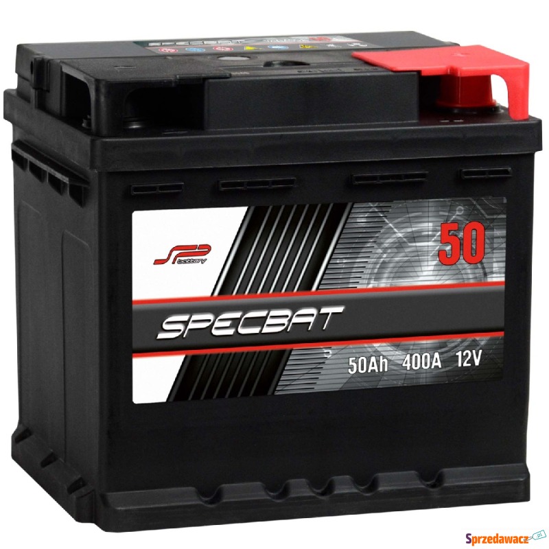 Akumulator Specbat 50Ah 400A EN prawy plus - Akumulatory - Gniezno