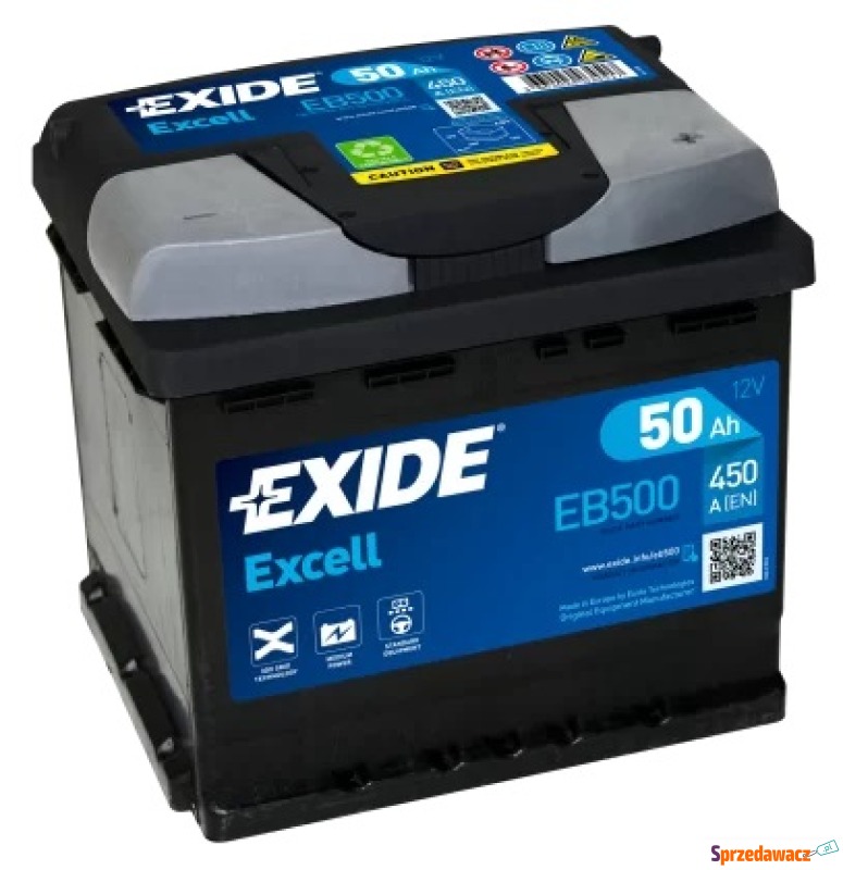 Akumulator 50Ah 450A Exide Excell...