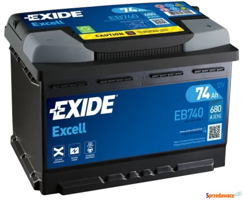Akumulator 74Ah 680A Exide Excell...