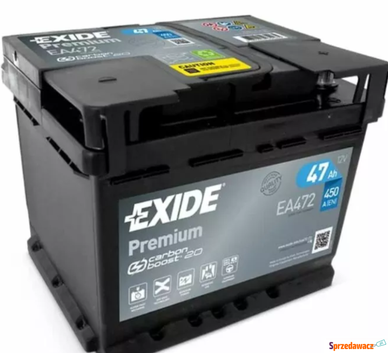 Akumulator 47Ah 450A Exide Premium
