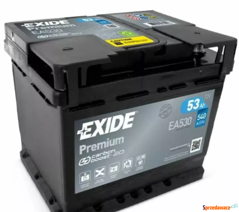 Akumulator 53Ah 540A Exide Premium