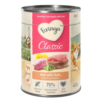 Korzystny pakiet Feringa Classic Meat Menu, 12 x 400 g  - Kaczka i cielęcina