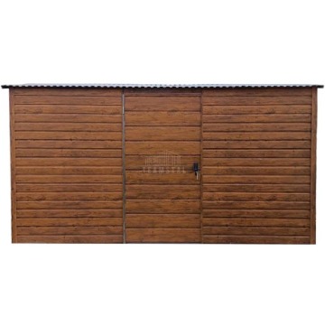 Schowek Domek Ogrodowy 4x3m Drzwi okno drewnopodobny dach  TS762