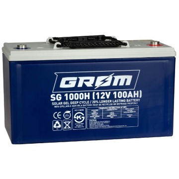 Akumulator 12V 100Ah grom solar gel